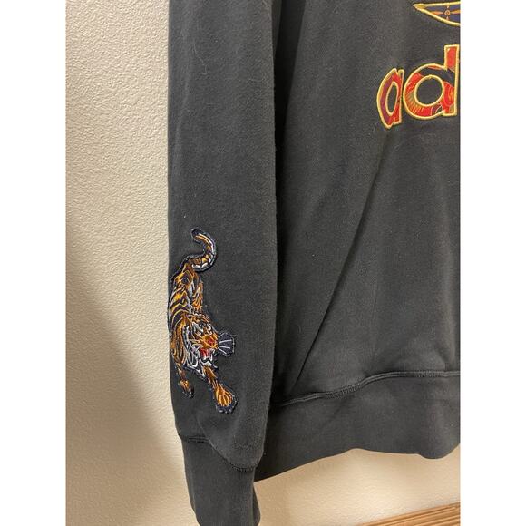 Mens Adidas Lunar Chinese New Year Hoodie Sweatshirt Black Size XL 2019 - Picture 2 of 9